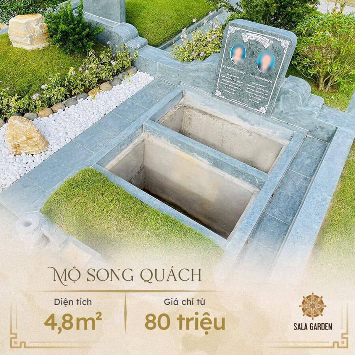 giá mộ song quách Sala Garden