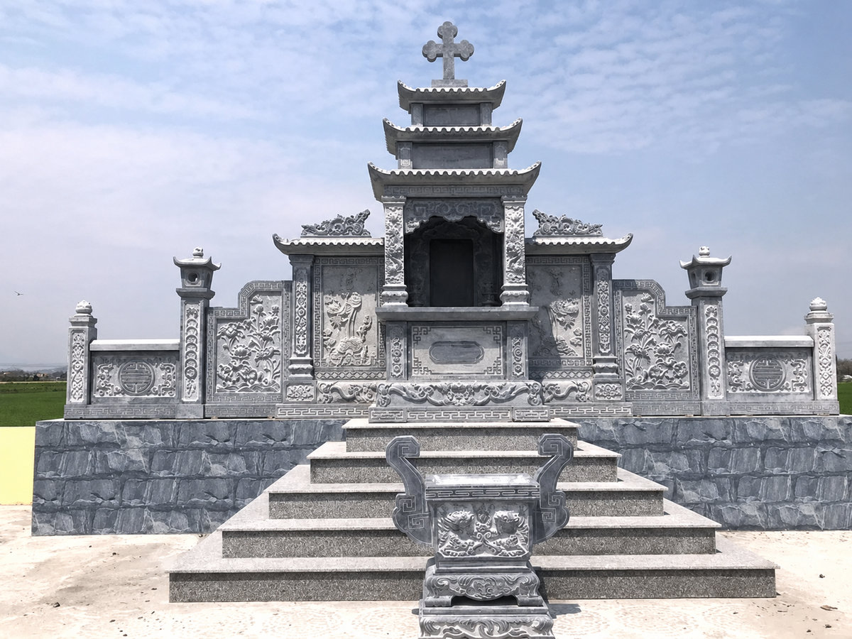 Mẫu lăng mộ công giáo đẹp