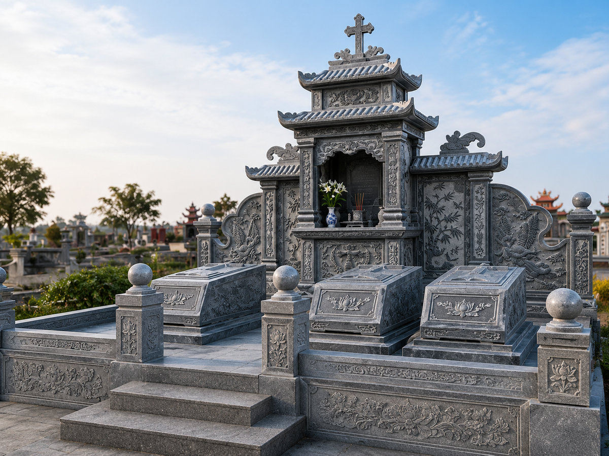 Mẫu lăng mộ công giáo