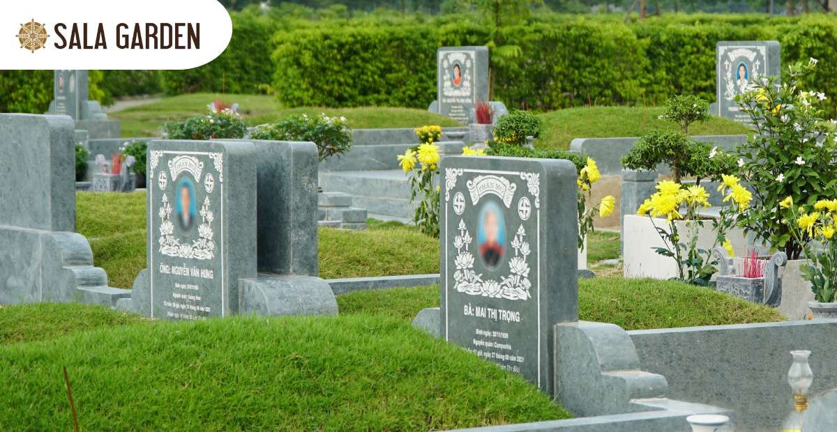 mộ đơn đá xanh rêu
