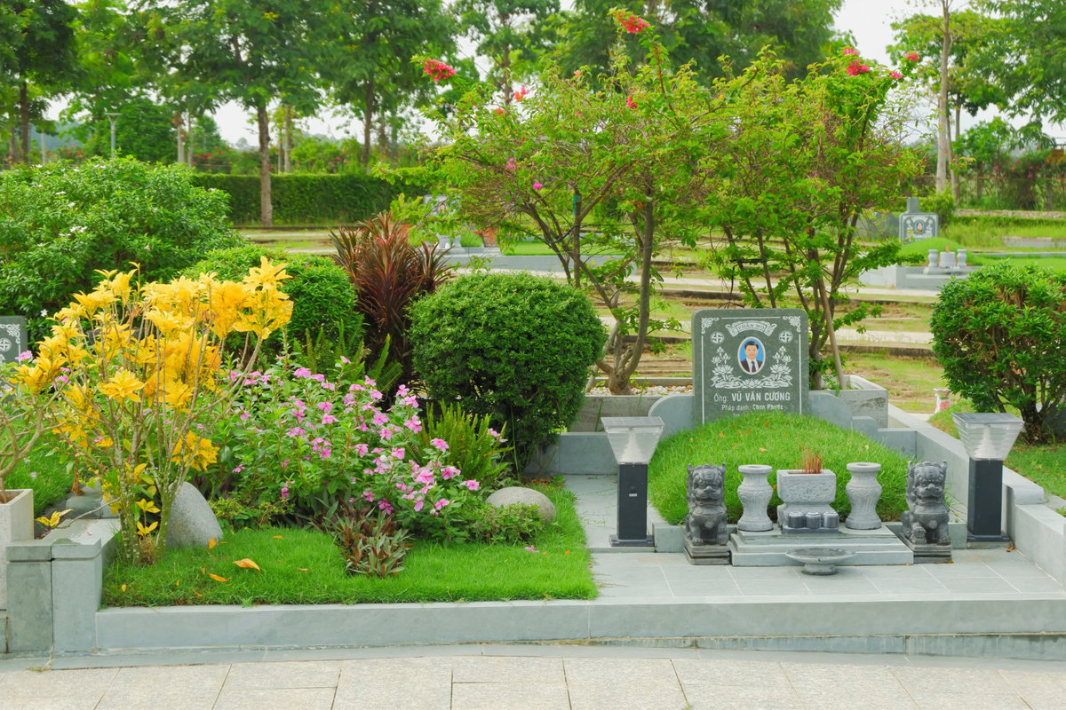 vị trí đặt mộ đơn
