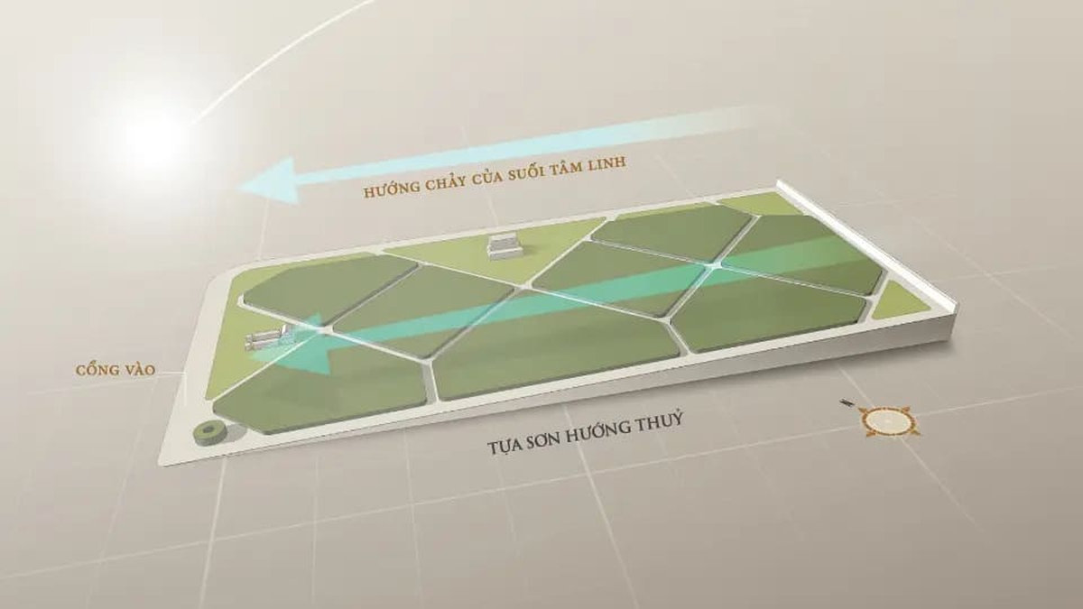 vị trí mộ gia tộc Sala Garden