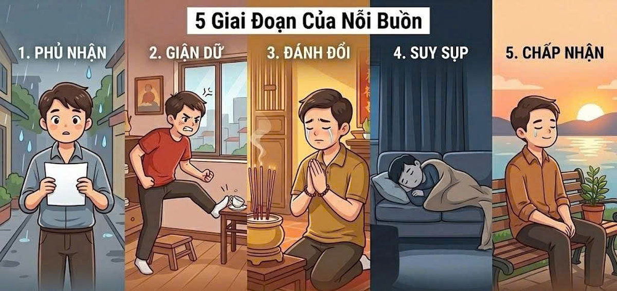 Làm sao vượt qua nỗi đau mất người thân