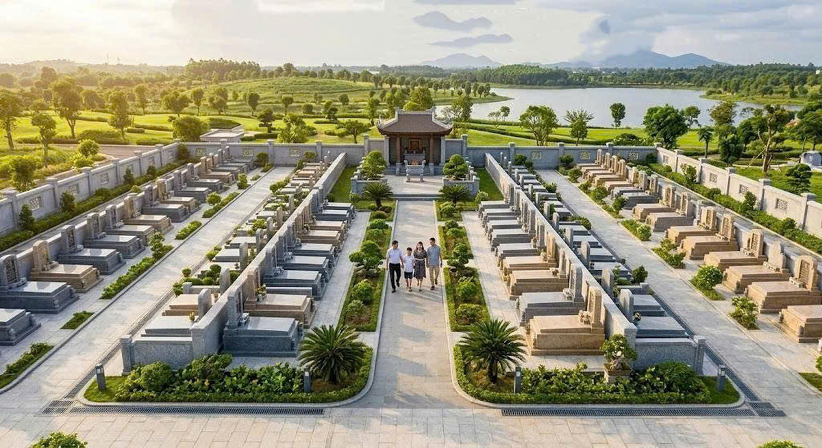 quy hoạch mộ khi sắp xếp mộ phần