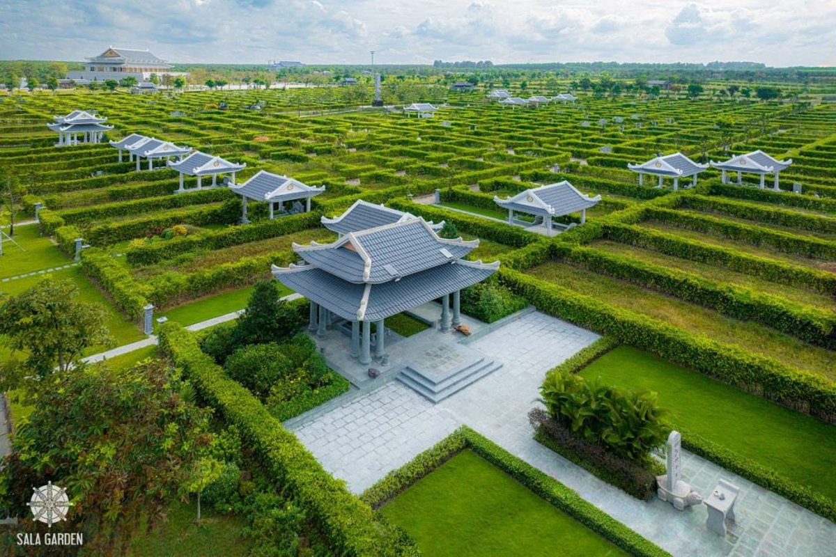 sắp xếp mộ phần tại Sala Garden