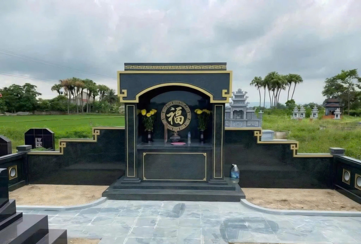 Bình phong đá granite