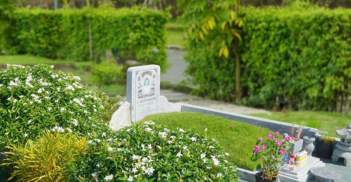 Bia mộ đạt chuẩn, không gian tôn nghiêm