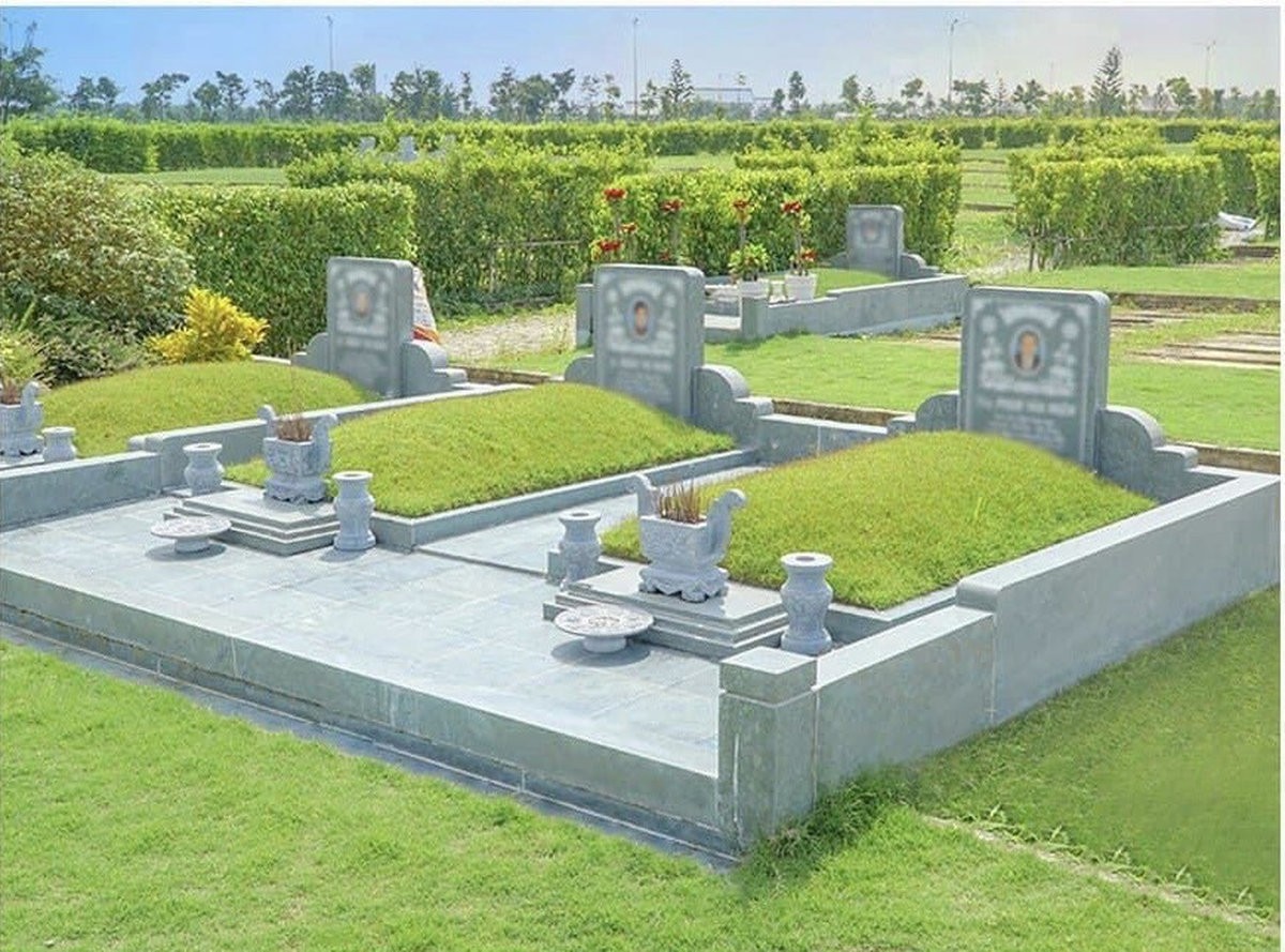 Bia mộ đạt chuẩn, trang nghiêm