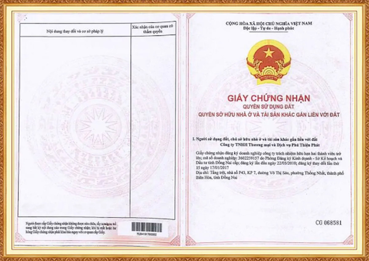 Giấy tờ mua đất nghĩa trang Đồng Nai