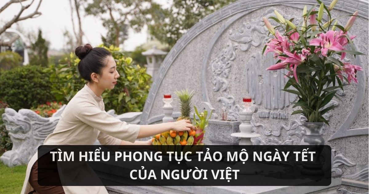 Tảo mộ ngày Tết của người Việt