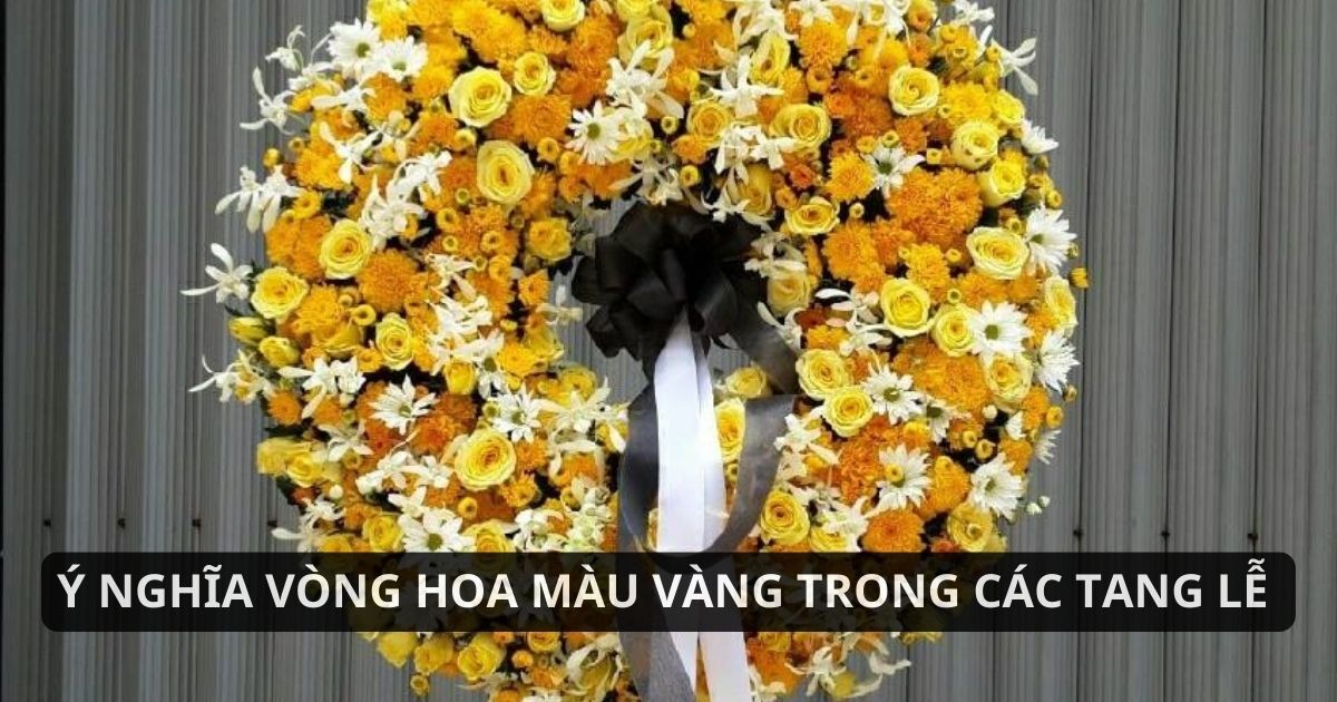 Vòng hoa màu vàng