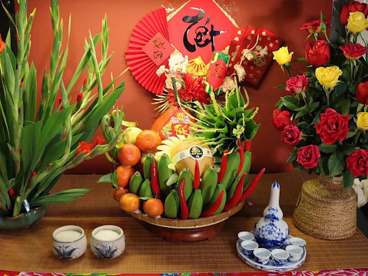 mâm ngũ quả ngày tết miền bắc đẹp nhất