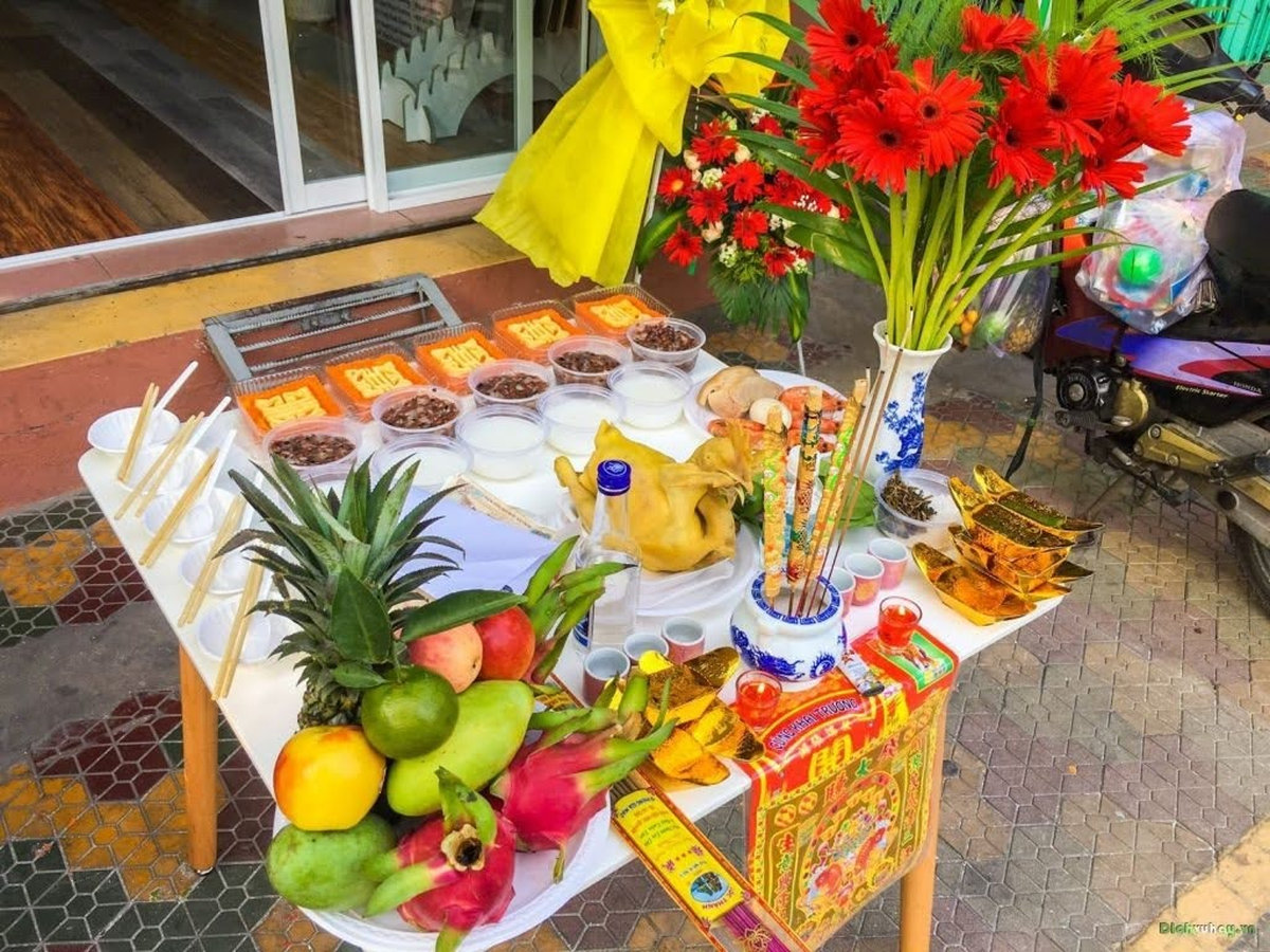 Cúng khai trương cửa hàng