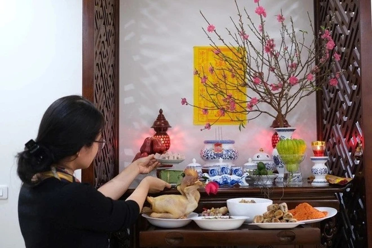 dọn dẹp bàn thờ đón tết gia tiên