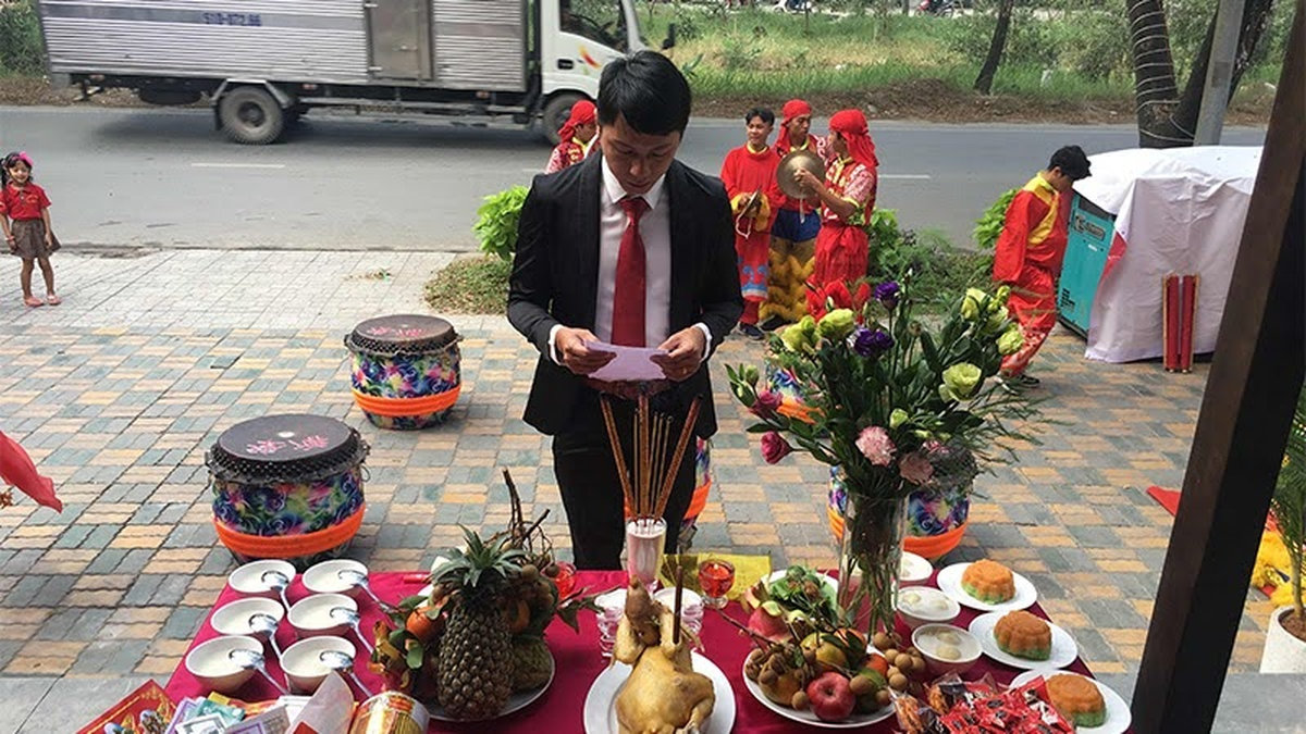 Giờ cúng khai trương tốt