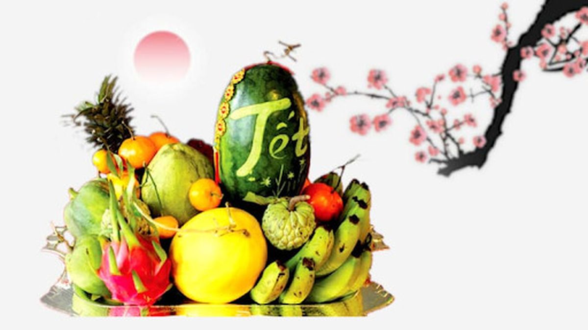 mâm ngũ quả ngày tết miền trung