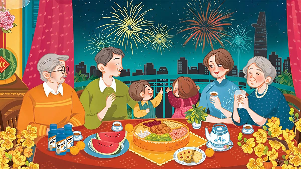 Ý nghĩa của các nước ăn tết âm lịch giống việt nam