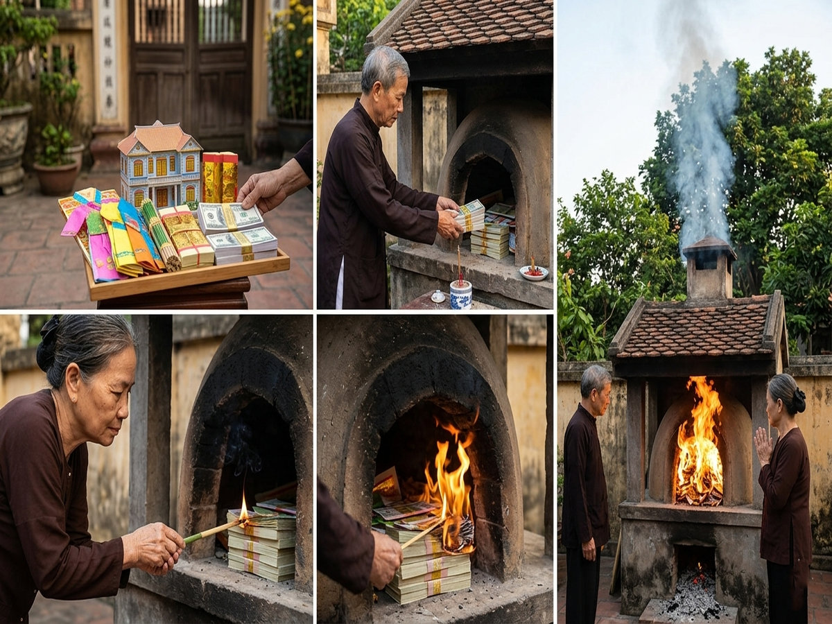 Cách hóa vàng mã đúng phong thủy