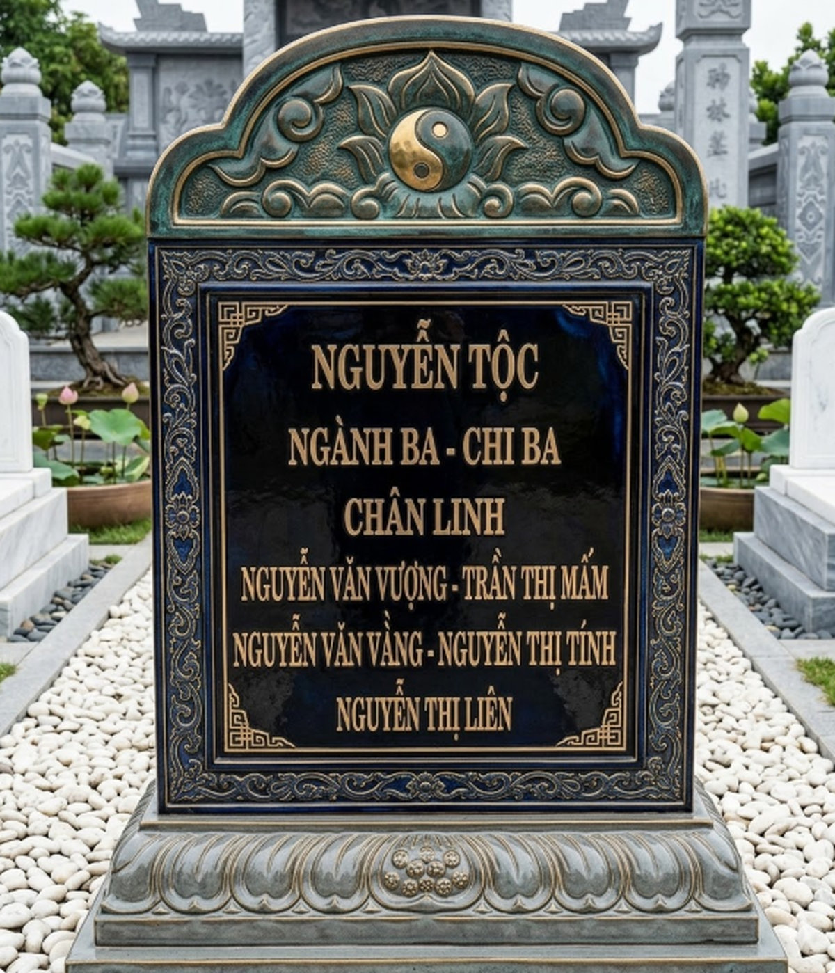 Hướng dẫn cách ghi bia mộ dòng họ đúng chuẩn
