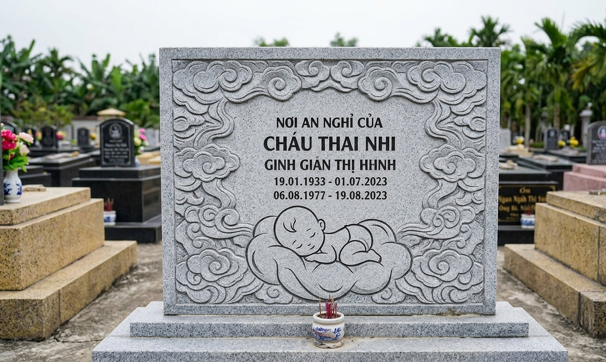 Hướng dẫn ghi bia mộ thai nhi phù hợp và ý nghĩa