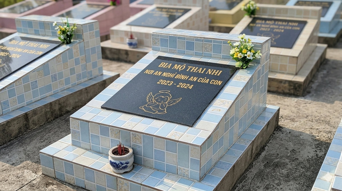 Hướng dẫn ghi bia mộ thai nhi với lời nhắn ý nghĩa